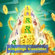 wingdings translator